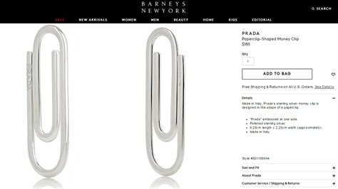 prada büroklammer